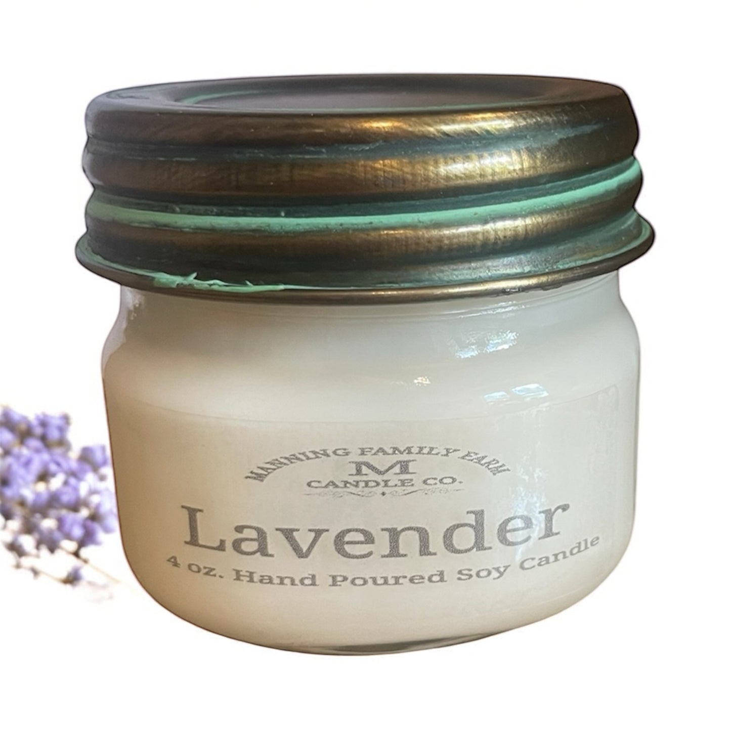 Mason Jar Lavender Soy Candle