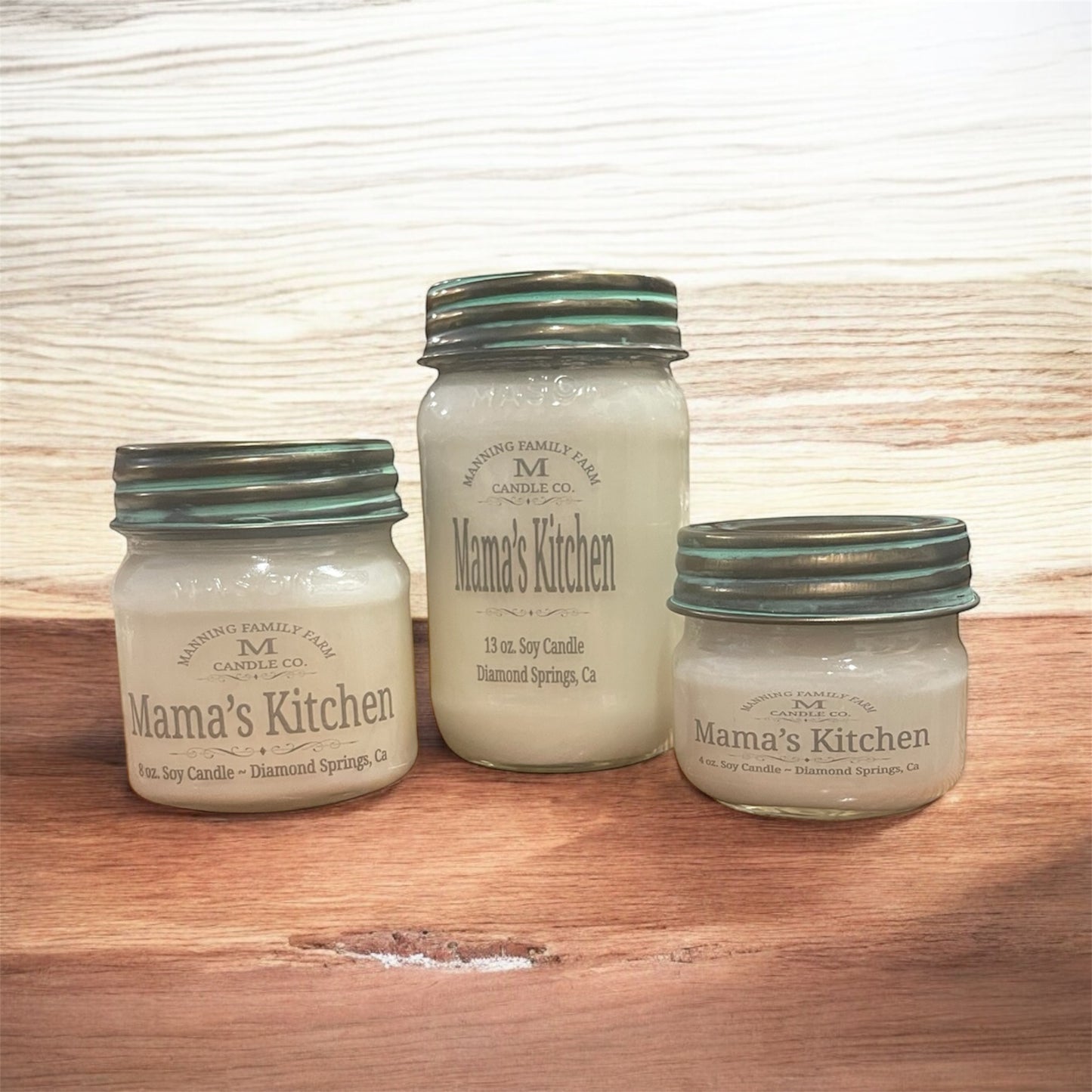 Mason Jar Mama's Kitchen Soy Candle