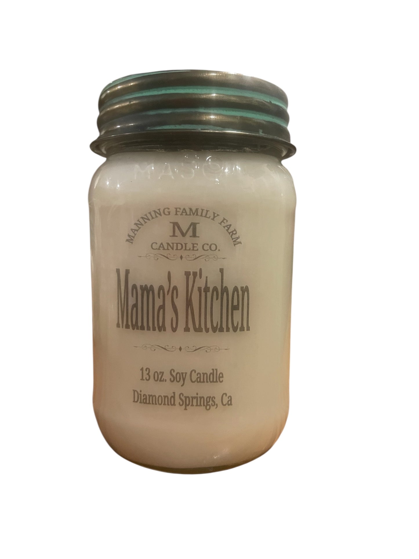 Mason Jar Mama's Kitchen Soy Candle