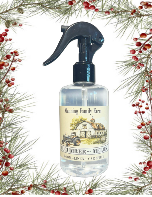 Room, Linen & Car Spray - Clear Bottle - Holiday & Winter WS