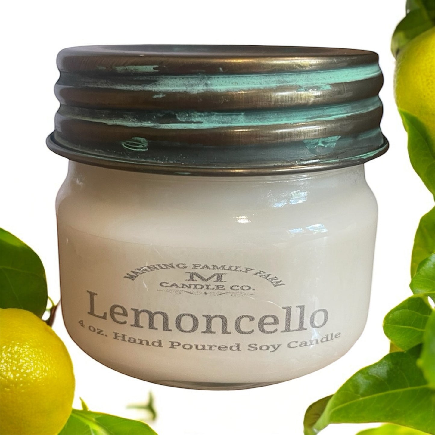Mason Jar Lemoncello Cream Soy Candle