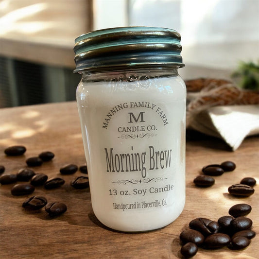 Mason Jar Morning Brew Soy Candle