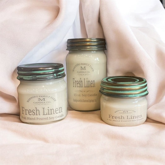 Mason Jar Fresh Laundry Day (type) Soy Candle