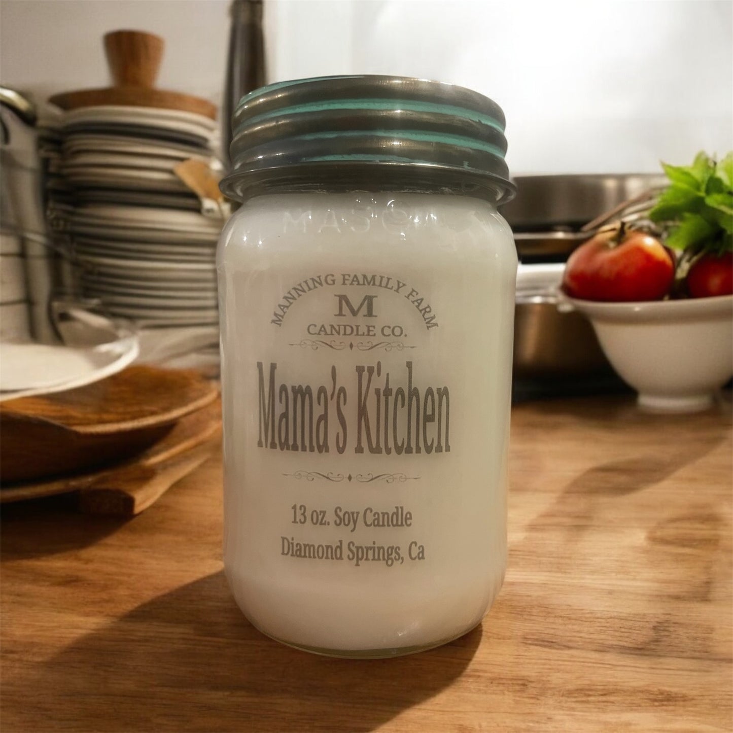 Mason Jar Mama's Kitchen Soy Candle