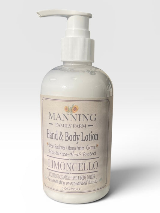 Natural Hand & Body Lotion Lemoncello Cream