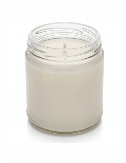 Clear Straight Sided Jar Soy Candle
